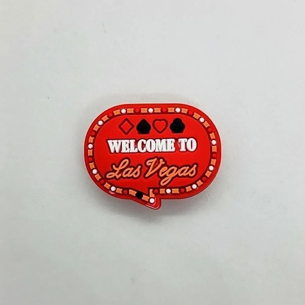🎈5/$10🎈 PATCHES..CROC CHARMS.. Las Vegas..